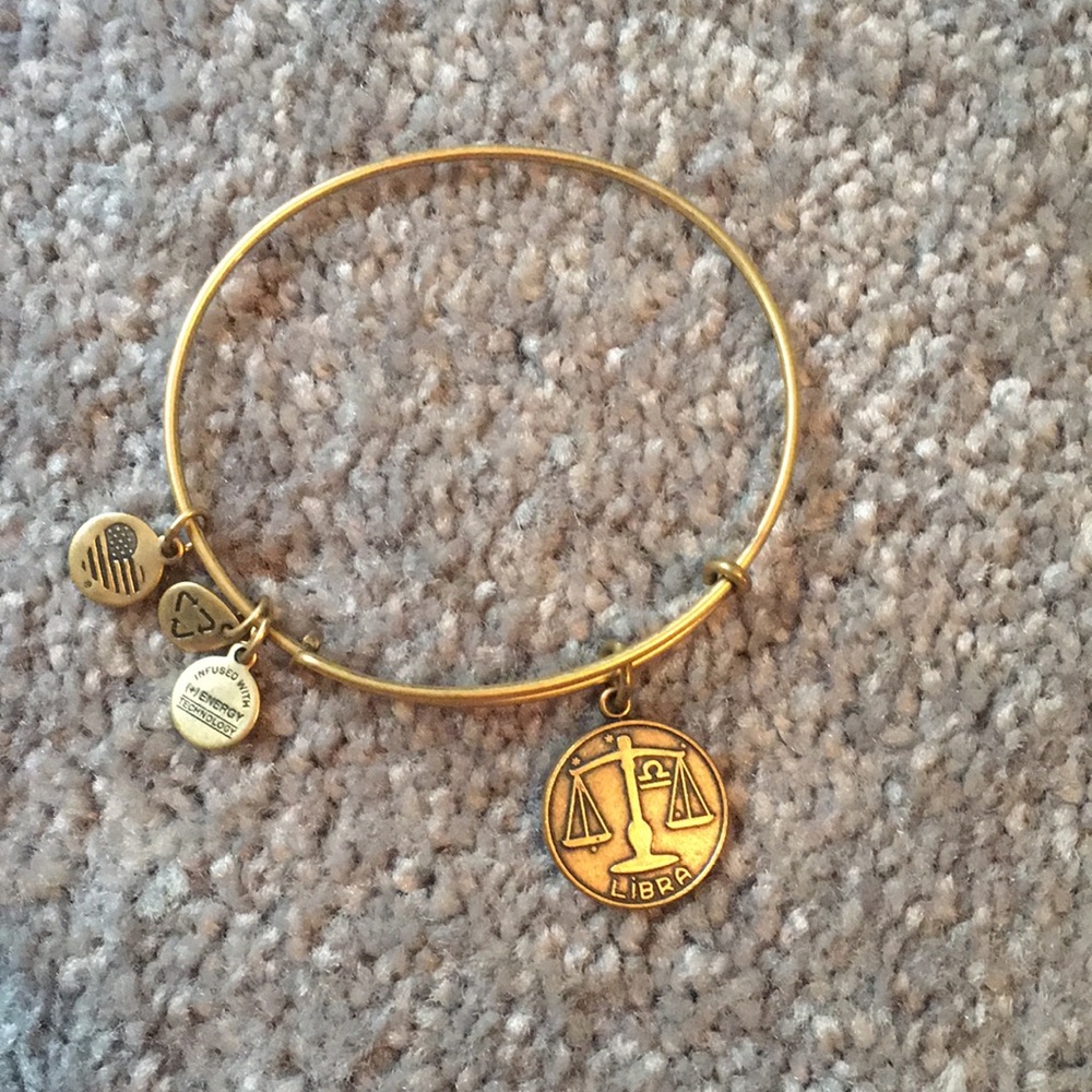 Alex and ani libra charm bracelet